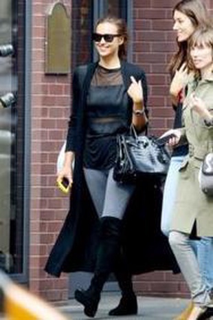 Irina Shayk NYC October 2014