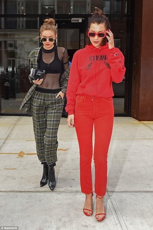 Bella Hadid With Gigi May 4, 2017