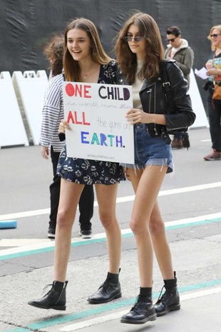 Kaia Gerber March For Our Lives Los Angeles March 24, 2018