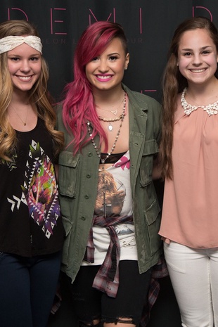 Demi Lovato Neon Lights Tour Meet and Greet in Auburn Hills March 13, 2014