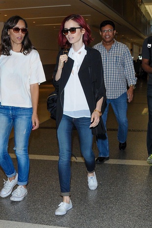 Lily Collins Lax Airport July 9, 2016