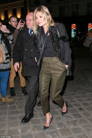 Kate Moss Club Haussmann March 6, 2015