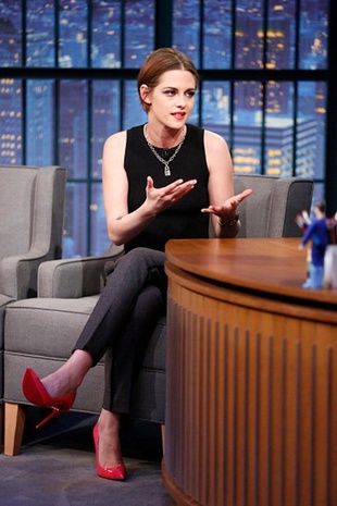 Kristen Stewart Late Night with Seth Meyers January 15, 2015