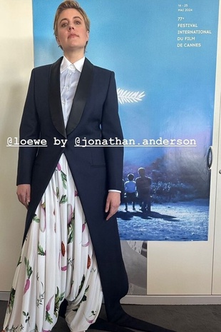 Greta Gerwig Cannes Film Festival Jury Press Lunch with the Mayor May 22, 2024