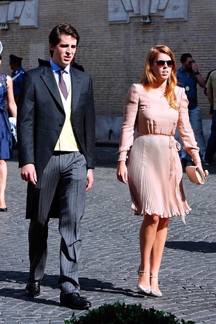 Princess Beatrice Prince Amedeo of Belgium & Elisabetta Maria Rosboch Von Wolkenstein's Wedding July 5, 2014