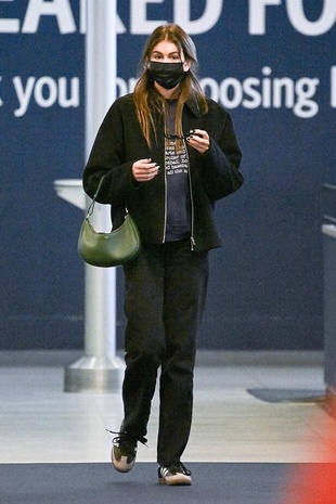 Kaia Gerber JFK Airport April 30, 2022