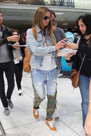 Heidi Klum Nice Airport May 20, 2018