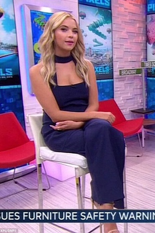 Ashley Benson at GMA July 23, 2015