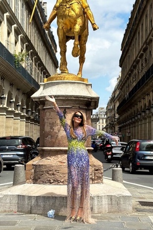 Anna Dello Russo Elie Saab Show July 5, 2023