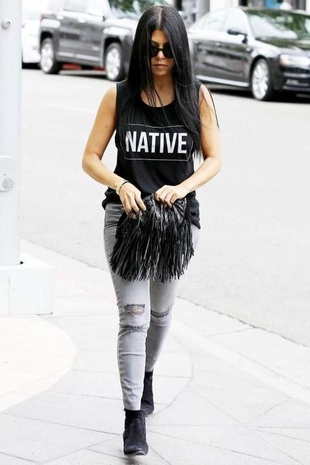 Kourtney Kardashian Trico Field July 20, 2015