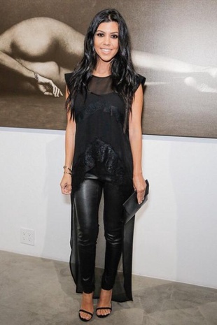 Kourtney Kardashian Metallic Life by Brian Bowen Smith Show October 22, 2015