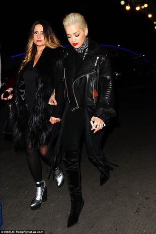 Rita Ora Dinner at West Thirtysix March 4, 2015