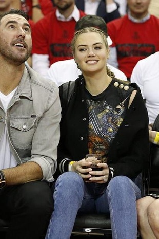 Kate Upton Houston Rockets Game April 25, 2018