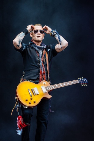 Johnny Depp Hollywood Vampires Concert in Prague, Czech Republic June 13, 2018