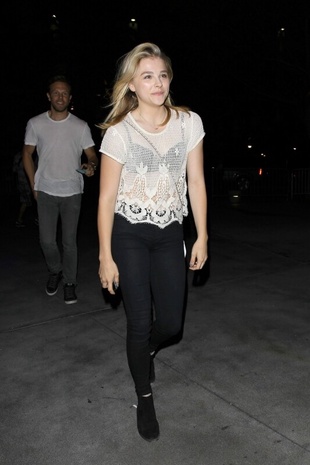 Chloe Moretz Ed Sheeran Concert August 27, 2014