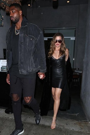 Khloe Kardashian Dinner With Tristan Thompson at Il Pastaio July 20, 2017