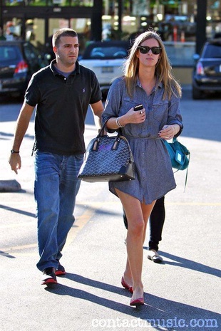 Nicky Hilton and David Katzenberg Leaving Earth Bar November 15, 2010