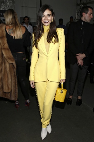 Victoria Justice Pamella Roland Fall Fashion Show February 7, 2019