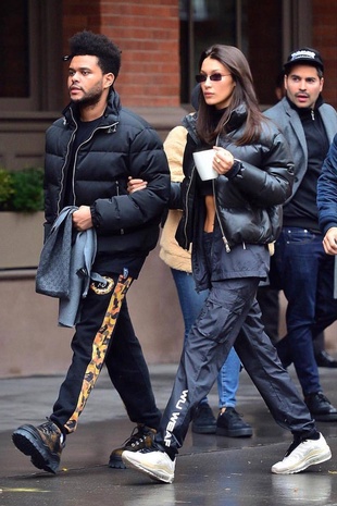 Bella Hadid With the Weeknd November 5, 2018