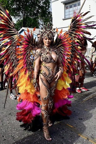 Rihanna Crop over Carnival in Barbados August 5, 2024