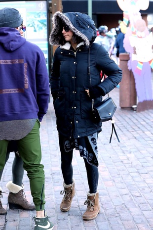 Nina Dobrev Aspen December 28, 2017