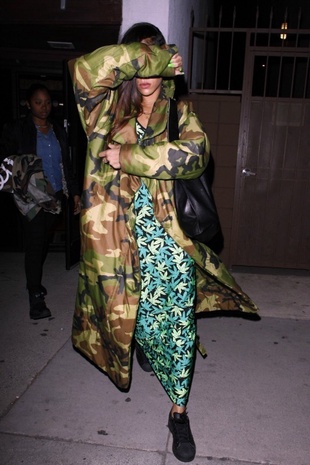 Rihanna Leaving a Studio in Los Angeles January 17, 2013