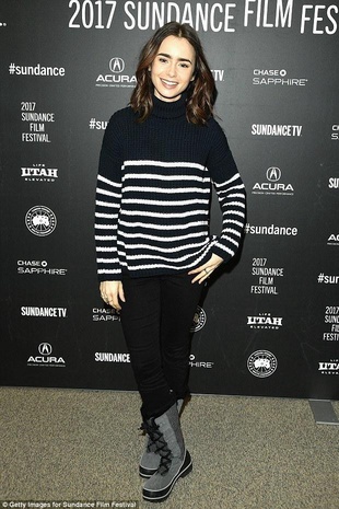 Lily Collins Sundance January 22, 2017