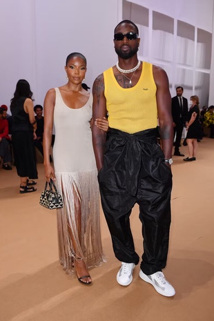 Gabrielle Union and Dwyane Wade Front Row Prada Menswear Fashion Show in Milan June 19, 2022