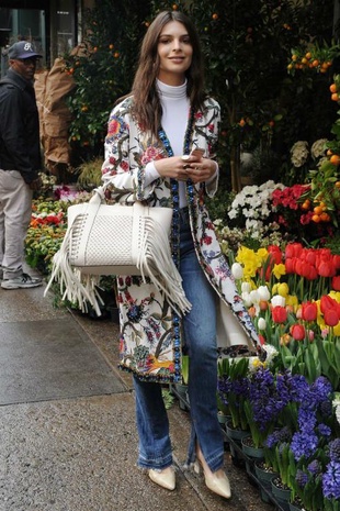 Emily Ratajkowski New York City March 1, 2017