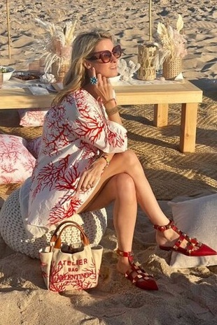 Nicky Hilton Rothchild Valentino Escape June 19, 2021