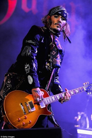 Johnny Depp Hollywood Vampires Concert on Lucca Summer Festival July 7, 2018