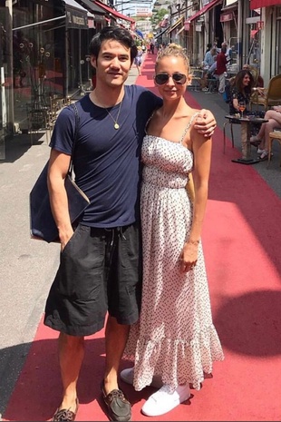 Nicole Richie With Joseph Altuzarra in Paris July 10, 2019