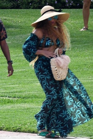 Beyonce Knowles Sardinia Italy September 4, 2018