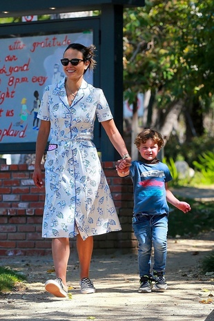 Jordana Brewster in Santa Monica April 26, 2020