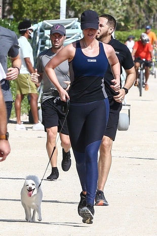 Ivanka Trump Running with Her Dog February 13, 2021