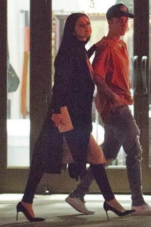 Selena Gomez Dinner with Justin Bieber November 20, 2015