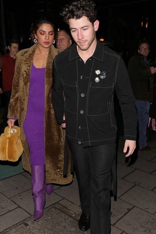 Priyanka Chopra in London with Nick Jonas