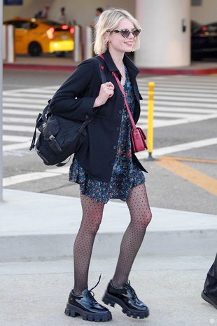 Lucy Boynton LAX Airport September 29, 2019