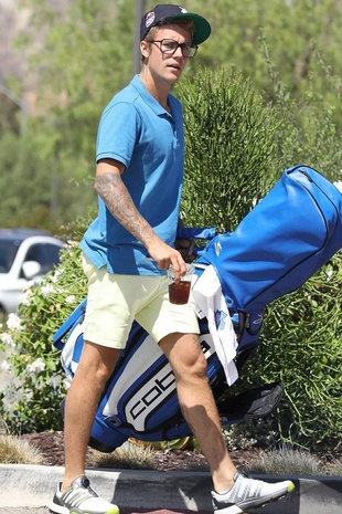 Justin Bieber Golfing September 10, 2017