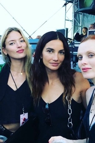 Lily Aldridge Kings of Leon Concert August 3, 2018