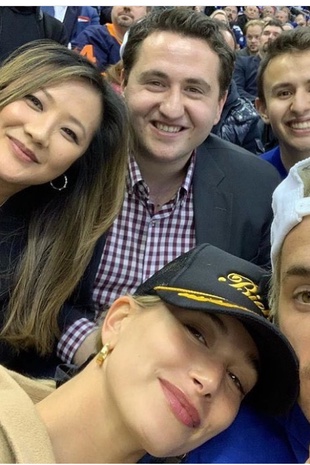 Hailey Bieber Toronto Maple Leafs Game January 6, 2020