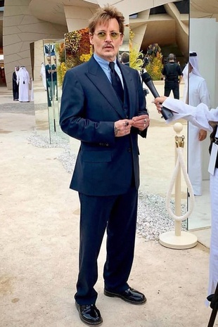 Johnny Depp Doha Museum March 27, 2019