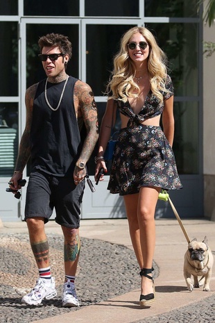 Chiara Ferragni and Fedez out in Milan June 2, 2017