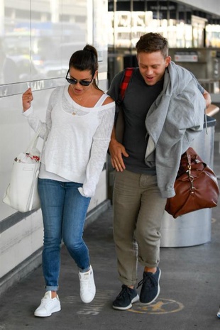 Lea Michele Lax Airport September 2, 2017