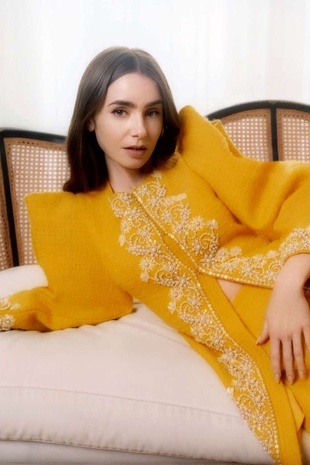 Lily Collins Instyle September 2024