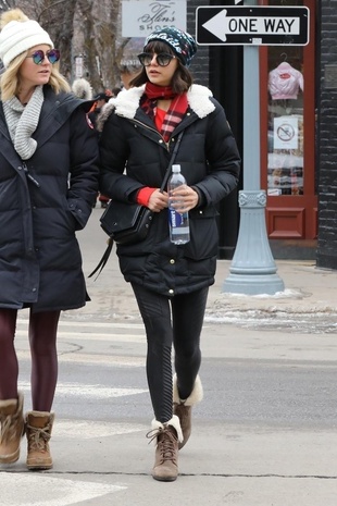 Nina Dobrev Aspen January 1, 2018