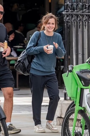 Emma Watson Lunch in Mayfair, October 13, 2023