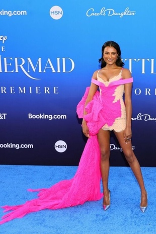 Simone Ashley The Little Mermaid Los Angeles Premiere May 8, 2023