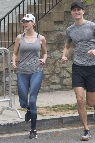 Ivanka Trump Running With Jared May 5, 2018