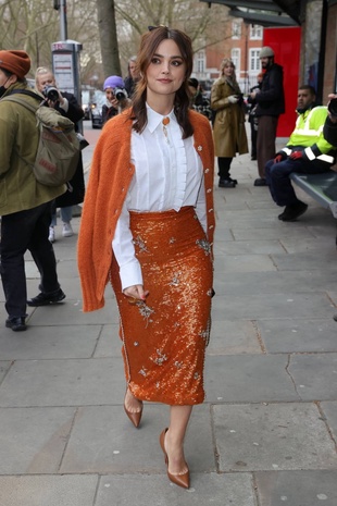 Jenna Coleman Erdem Show February 21, 2022